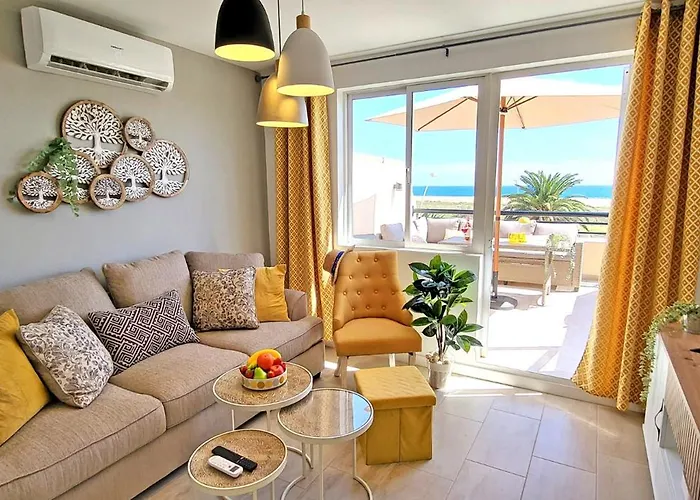 Sol, Morro Jable, Meerblick, Klimaanlage, Pool דירה *