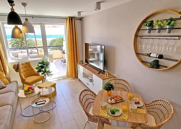 Sol, Morro Jable, Meerblick, Klimaanlage, Pool דירה מורו דל חאבלה