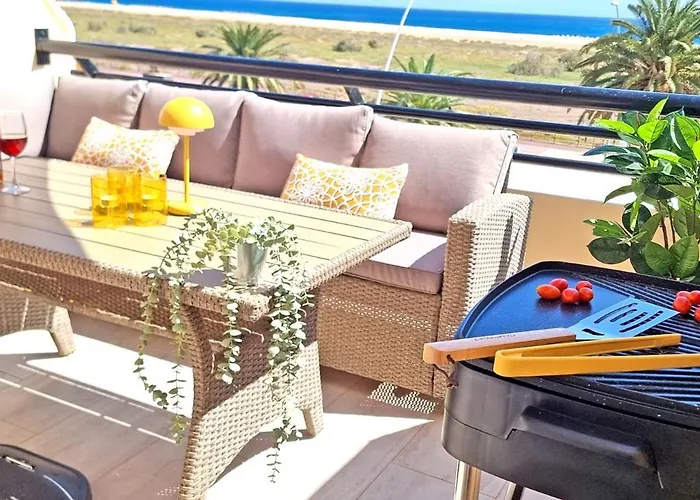 Sol, Morro Jable, Meerblick, Klimaanlage, Pool מורו דל חאבלה