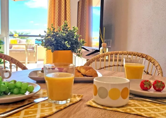 Apartman Sol, Morro Jable, Meerblick, Klimaanlage, Pool *