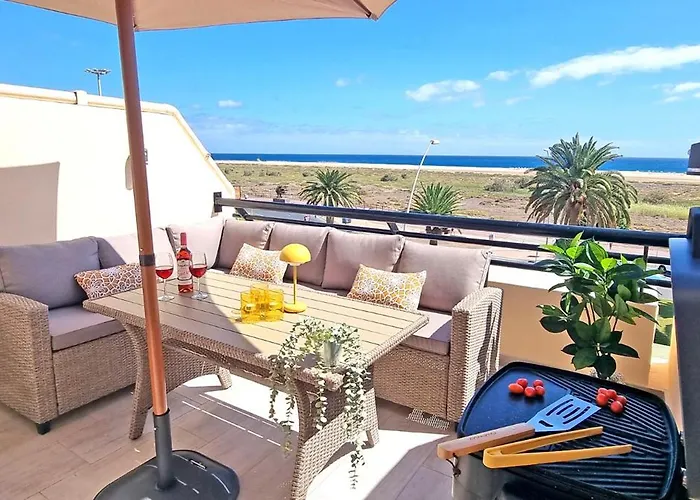 Sol, Morro Jable, Meerblick, Klimaanlage, Pool