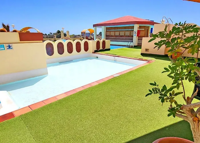 Sol, Morro Jable, Meerblick, Klimaanlage, Pool *