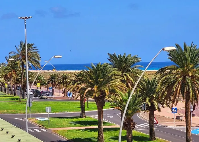 Sol, Morro Jable, Meerblick, Klimaanlage, Pool Apartman *